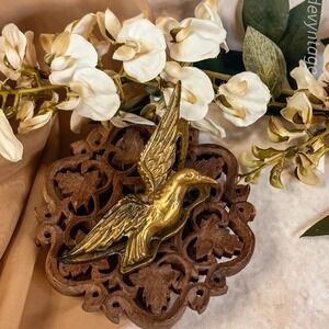 Brass Hummingbird Paper Clip